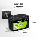 GREEN CELL AKUMULATOR LIFEPO4 CUBE 200AH 12V/12.8V 2560WH LFPGC12V200AH - 2626142