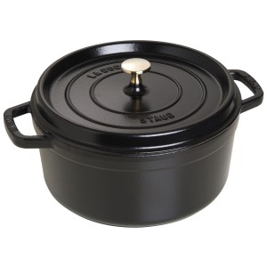 STAUB Garnek żeliwny okrągły 5,2l czarny