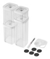 ZWILLING 1025971 Prostokątny Pojemnik 2,445 l Przezroczysty, Biały 6 szt. - 2497713