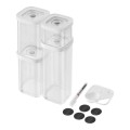 ZWILLING 1025971 Prostokątny Pojemnik 2,445 l Przezroczysty, Biały 6 szt. - 2489454