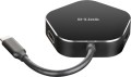 D-Link DUB-M420 stacja dokująca Przewodowa Thunderbolt 3 Aluminium, Czarny - 2627561