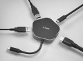 D-Link DUB-M420 stacja dokująca Przewodowa Thunderbolt 3 Aluminium, Czarny - 2627562