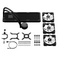 Fractal Design Lumen S36 v2 RGB Procesor Chłodnica cieczy all-in-one 12 cm Czarny 1 szt. - 2628033