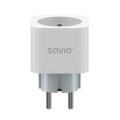 SAVIO INTELIGENTNE GNIAZDKO WI-FI, 16A, TIMER, POMIAR ZUŻYCIA ENERGII, AS-01 - 1612270