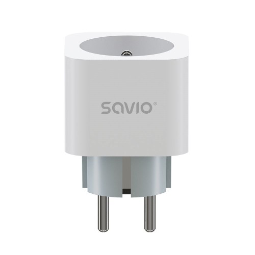 SAVIO INTELIGENTNE GNIAZDKO WI-FI, 16A, TIMER, POMIAR ZUŻYCIA ENERGII, AS-01 - 1612270