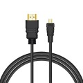 Kabel SAVIO cl-39 (HDMI M - Micro HDMI M; 1m; kolor czarny) - 1741789