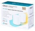 TP-Link Deco X20 (2-pack) Dual-band (2.4 GHz/5 GHz) Wi-Fi 5 (802.11ac) Biały Wewnętrzne - 2132067