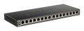 D-Link DGS-1016S Nie zarządzany Gigabit Ethernet (10/100/1000) Czarny - 911339