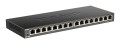 D-Link DGS-1016S Nie zarządzany Gigabit Ethernet (10/100/1000) Czarny - 1849887