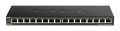 D-Link DGS-1016S Nie zarządzany Gigabit Ethernet (10/100/1000) Czarny - 911340