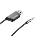 SAVIO TRANSMITER AUX, USB, BLUETOOTH 5.3, FUNKCJA ZESTAWU GŁOŚNOMÓWIĄCEGO, TR-16 - 1861645
