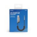 SAVIO TRANSMITER AUX, USB, BLUETOOTH 5.3, FUNKCJA ZESTAWU GŁOŚNOMÓWIĄCEGO, TR-16 - 1861650
