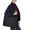 Rivacase Biscayne 39,6 cm (15.6") Obudowa na messenger Czarny - 1126311