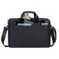 Rivacase Biscayne 39,6 cm (15.6") Obudowa na messenger Czarny - 1126316