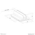 Neomounts NSLS300BLACK stojak na laptop Podstawka na notebooka Czarny 43,2 cm (17") - 2352857