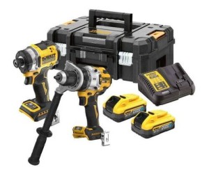 Zestaw DeWalt combo 18V DCK2200H2T (DCD1007 + DCF860) 2x5,0Ah POWERSTACK TSTAK