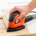 Black & Decker BEW230 Szlifierka do detali 11000 RPM Czarny, Pomarańczowy 55 W - 2630200