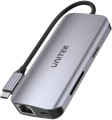 UNITEK AKTYWNY HUB USB-C 2X HDMI 4K, RJ45, PD 100W - 2631110
