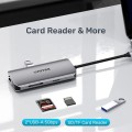 UNITEK AKTYWNY HUB USB-C 2X HDMI 4K, RJ45, PD 100W - 2163152