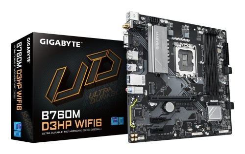 Płyta główna GIGABYTE MB B760 S1700 MATX/B760M D3HP WIFI6 1.0 - 2517468