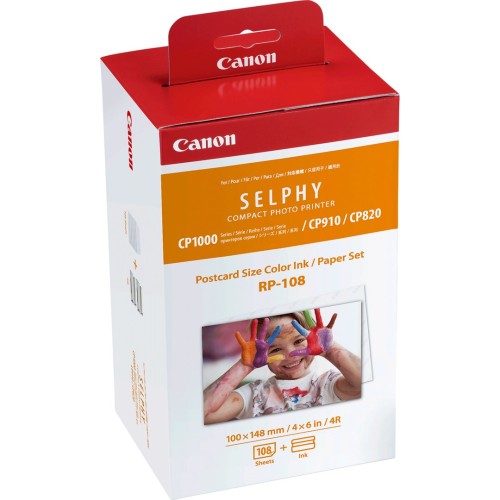 Papier fotograficzny Canon RP-108 108 arkuszy (8568B001AA) z kolorowym tuszem - 2009088