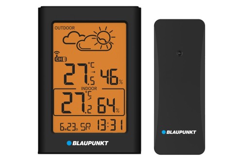 Stacja pogodowa Blaupunkt WS15BK czarna - 2610829