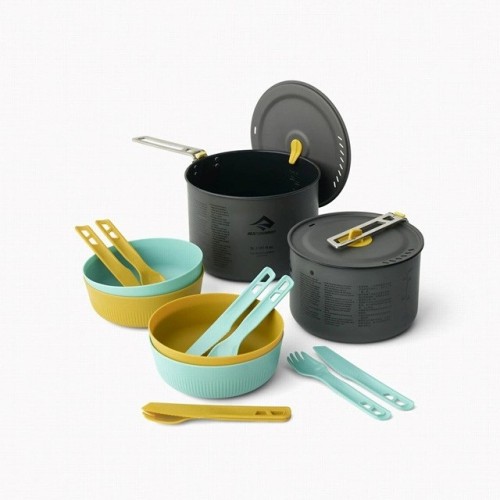 Zestaw naczyń Sea to Summit Frontier UL Two Pot Cook Set 4P 14 Piece - 2596684