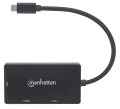 Manhattan 152983 zewnętrzna karta graficzna usb 3840 x 2160 px Czarny - 2587644