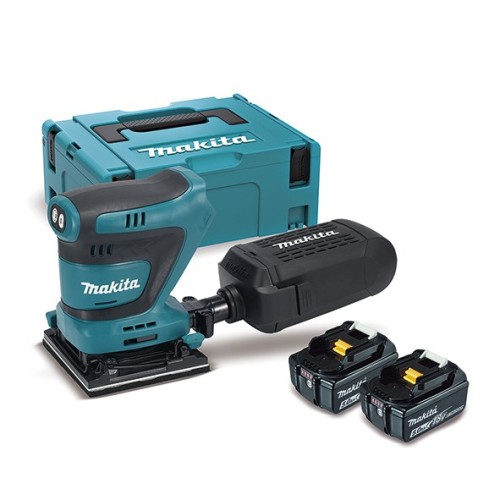 MAKITA.SZLIFIERKA OSCYL.  18V DBO480RTJ 93x185mm  2x5Ah - 2591715