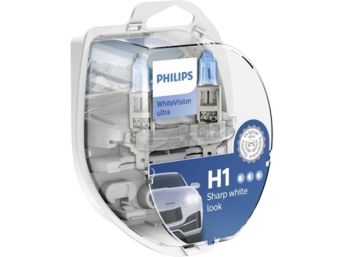 Żarówka (Zestaw 2szt.) H1 12V 55W P14,5S WhiteVision Ultra - 2593370