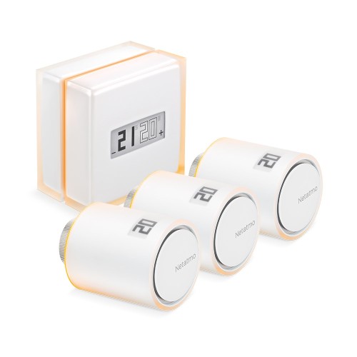 Zestaw: termostat + 3 zawory Netatmo NBU-NTH-NAV - 2587431