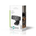 Nedis WCAM110BK kamera internetowa 5 MP 2592 x 1944 px USB 2.0 Czarny - 2594307
