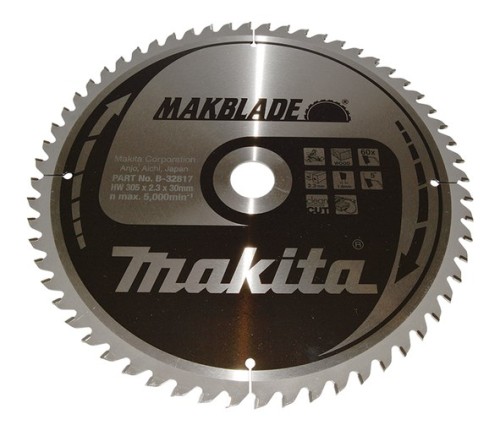 Piła tarczowa Makita 305x30x60z Makblade Drewno - 2552997