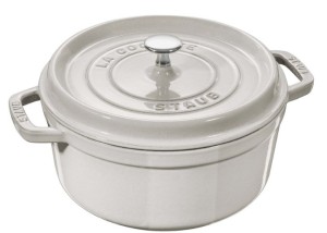 Garnek żeliwny okrągły STAUB 40501-409-0 - biała trufla 1.7 ltr (WYPRZEDAŻ)