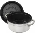 Garnek żeliwny okrągły STAUB 40501-409-0 - biała trufla 1.7 ltr (WYPRZEDAŻ) - 2636010