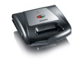SEVERIN SANDWICH-TOSTER, 3 WYMIENNE NIEPRZYWIERAJĄCE PŁYTY DO KANAPEK, GRILLOWANIA I GOFRÓW, MOC 1000W SA2968 - 2636075