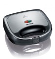 SEVERIN SANDWICH-TOSTER, STAL, PŁYTY Z POWŁOKĄ ANTYADHEZYJNĄ, ŁATWE CZYSZCZENIE, GUMOWE NÓŻKI, MOC 600W SA2969 - 1304063