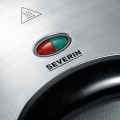 SEVERIN SANDWICH-TOSTER, STAL, PŁYTY Z POWŁOKĄ ANTYADHEZYJNĄ, ŁATWE CZYSZCZENIE, GUMOWE NÓŻKI, MOC 600W SA2969 - 2636086