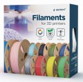 GEMBIRD FILAMENT PLA 1.75MM, 1KG, KOLOR SZARY - 2636450