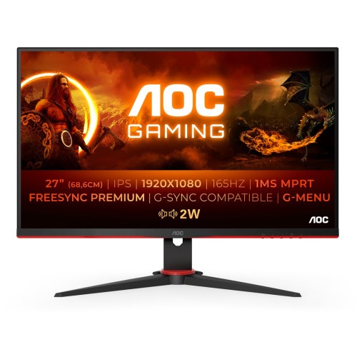 Monitor AOC 27" 27G2SPAE/BK VGA 2xHDMI DP głośniki - 1899147