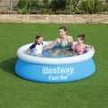 Bestway 57392 basen zewnętrzny naziemny Basen nadmuchiwany W kształcie okręgu 940 l Niebieski - 2632302