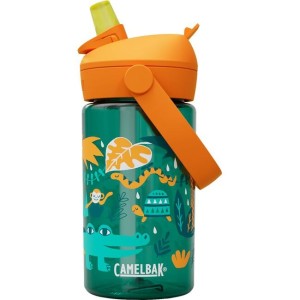 CamelBak Thrive Flip Straw Kids Codzienne użytkowanie 400 ml Tritan Zielony, Wielobarwny, Pomarańczowy, Przezroczysty