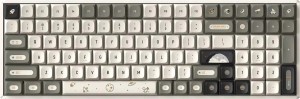 IQUNIX F97 Hitchhiker Bezprzewodowa klawiatura do gier, RGB - Moonstone Przełączniki