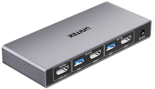 Unitek Przełącznik KVM 4K@60Hz USB 3.0 HDMI - 2589170