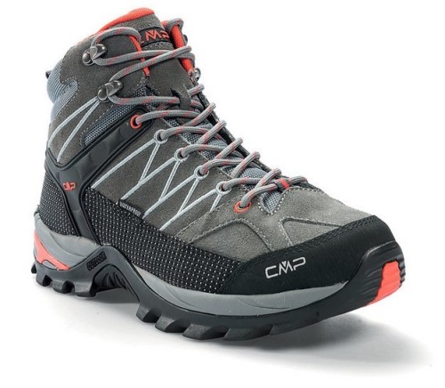 Męskie buty trekkingowe CMP Rigel mid teking shoe WP Asphalt/Syrah, rozmiar 45 (3Q12947-62BN) - 2630587