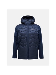 Kurtka hybrydowa Peak Performance Elevate Liner Hybrid Hood - blue shadow