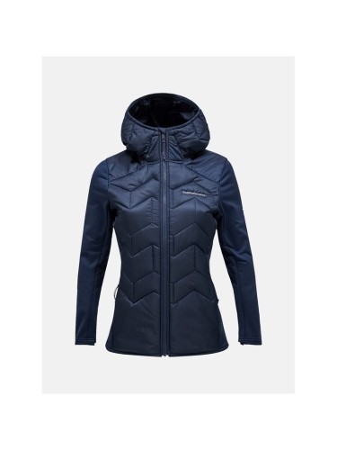 Kurtka hybrydowa damska Peak Performance Elevate Liner Hybrid Hood - blue shadow - 2630604