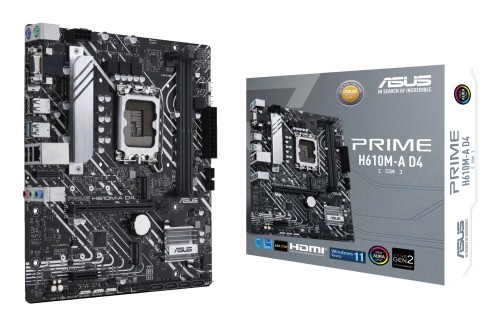ASUS PRIME H610M-A D4-CSM Intel H610 LGA 1700 micro ATX - 2616886