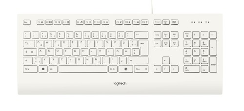 Logitech K280E Pro f/ Business klawiatura Biuro USB QWERTZ Niemiecki Biały - 2631129