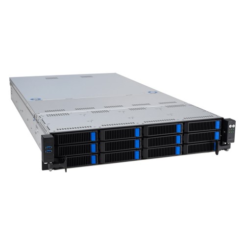 Platforma Asus Rack (2U) RS521A-E12-RS12U AMD Epyc 9005/9004 (12x NVMe/SATA HS, 2xM.2, 2x1Gbe, IPMI, 1+1 1600W) - 2637404